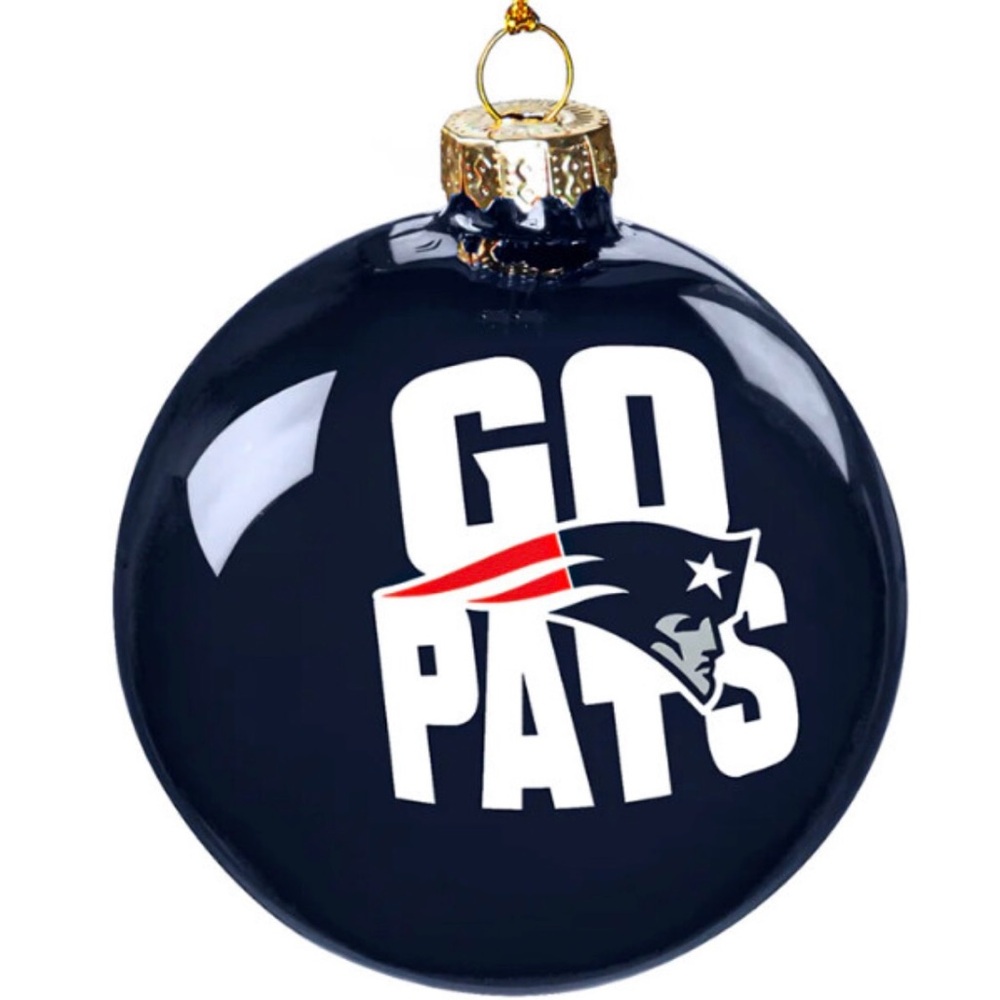 NFL New England Patriots Navy Ornament